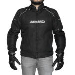Chaqueta moto Armad 2055 Negro con Protecciones verano