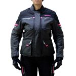 Chaqueta moto Armad Karen V mujer Negro Gris