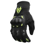Guantes para moto Jiaspeed ST01 Verde con Protecciones