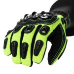Guantes moto Madbike MAD10B con Protecciones Verde