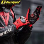 Guantes moto Ones Again MG47 Rojo Protecciones carbono