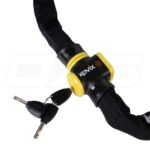 Cadena con Eslabón Reforzado y alarma Kovix 10MM X 120CM