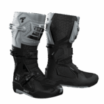Botas moto Shot Race 6 Black Grey Chrome Motocross Enduro