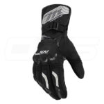 Guantes para moto Largos Madbike MAD65 con Protecciones Touch invierno Negro Blanco