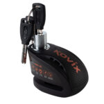 Candado disco para moto Kovix KNX10 Negro con alarma 120DB Seguro de 10MM Doble Lock